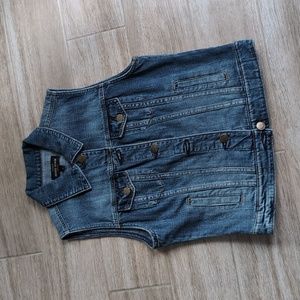 J. Crew denim vest